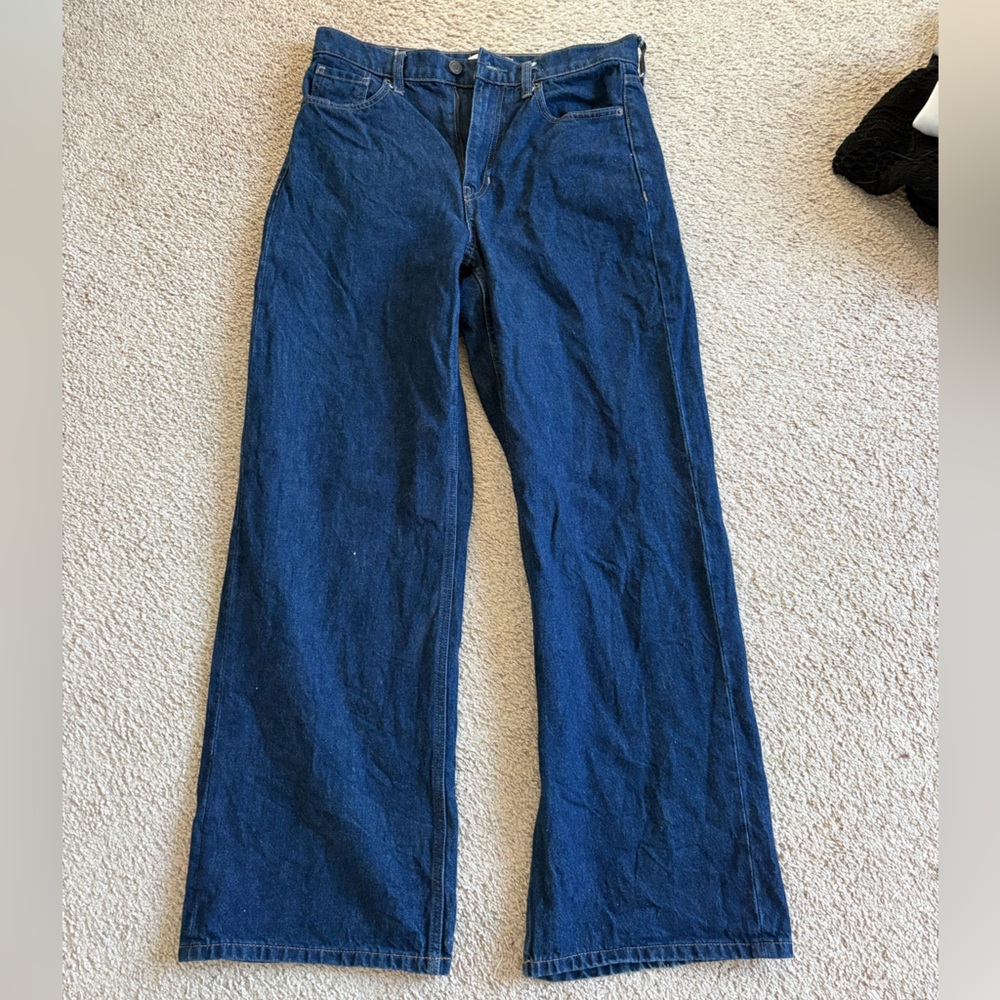 Banana Republic Women's Dark Blue Straight Leg Jeans